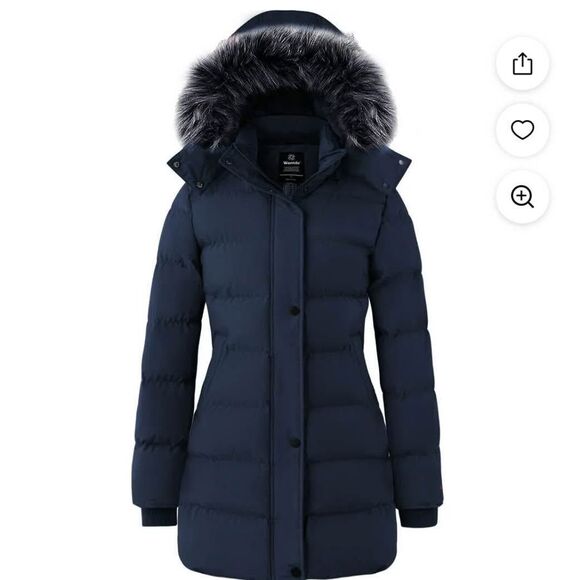 NEW Insulated Puffer Coat, Medium - Picture 1 of 4